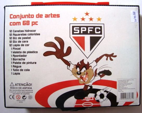 Kit Escolar 68 peças SPFC